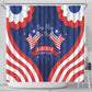 Liberia Flag Day Shower Curtain One Flag One People - African Pride