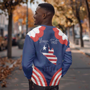 Personalized Liberia Flag Day Sweatshirt One Flag One People - African Pride