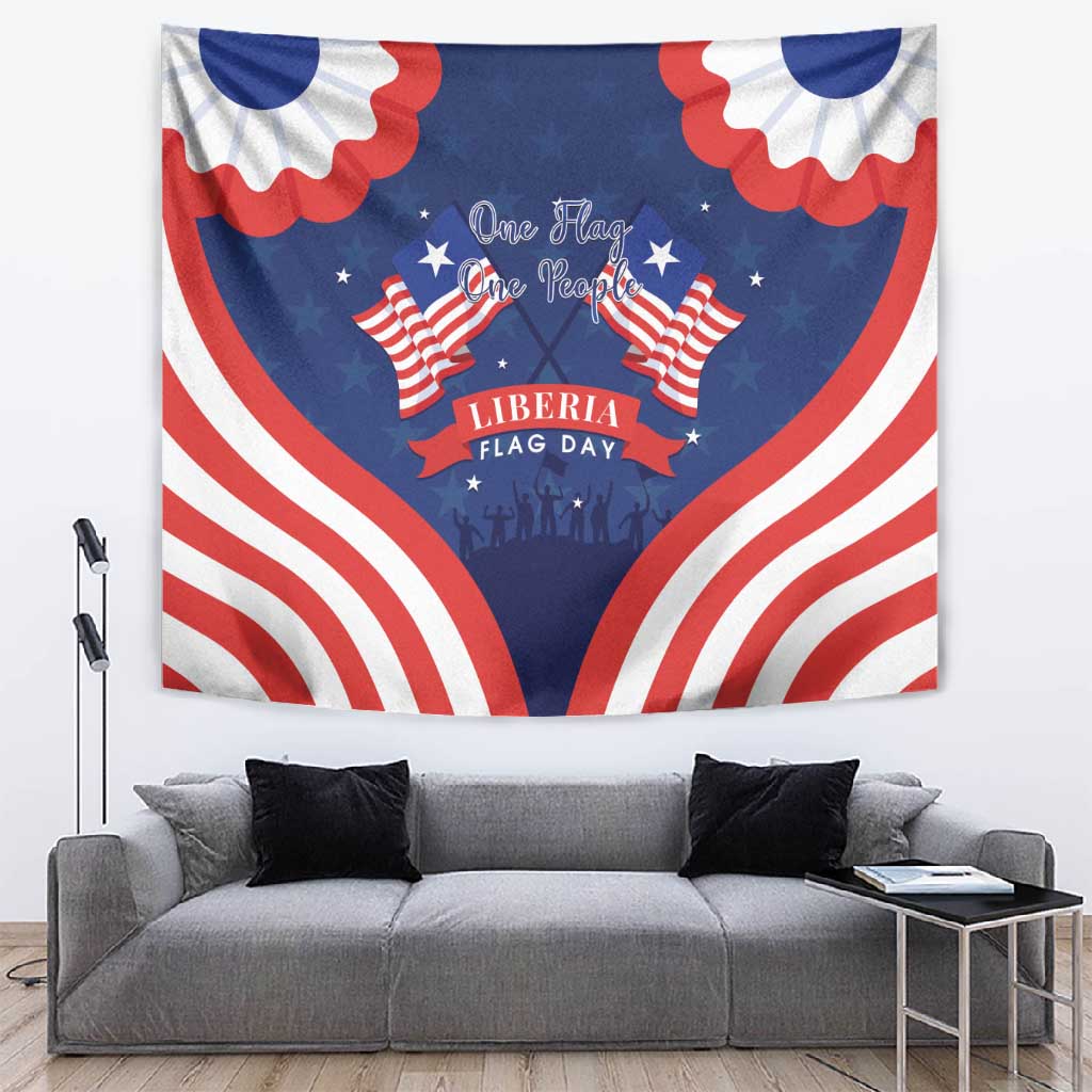Liberia Flag Day Tapestry One Flag One People - African Pride
