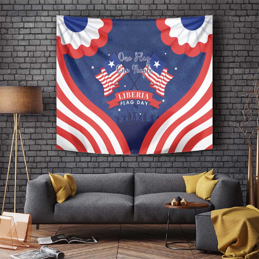 Liberia Flag Day Tapestry One Flag One People - African Pride