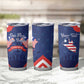 Personalized Liberia Flag Day Tumbler Cup One Flag One People - African Pride