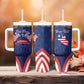 Personalized Liberia Flag Day Tumbler With Handle One Flag One People - African Pride