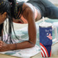 Personalized Liberia Flag Day Tumbler With Handle One Flag One People - African Pride