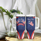 Personalized Liberia Flag Day Tumbler With Handle One Flag One People - African Pride