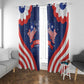 Liberia Flag Day Window Curtain One Flag One People - African Pride