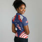Personalized Liberia Flag Day Women Polo Shirt One Flag One People - African Pride
