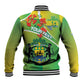 Personalized Gabon Independence Day Baseball Jacket Gradient Style - African Pride