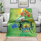 Gabon Independence Day Blanket Gradient Style - African Pride