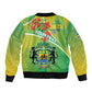 Personalized Gabon Independence Day Bomber Jacket Gradient Style - African Pride