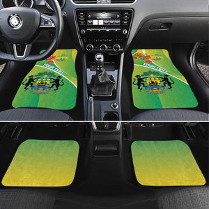 Gabon Independence Day Car Mats Gradient Style - African Pride