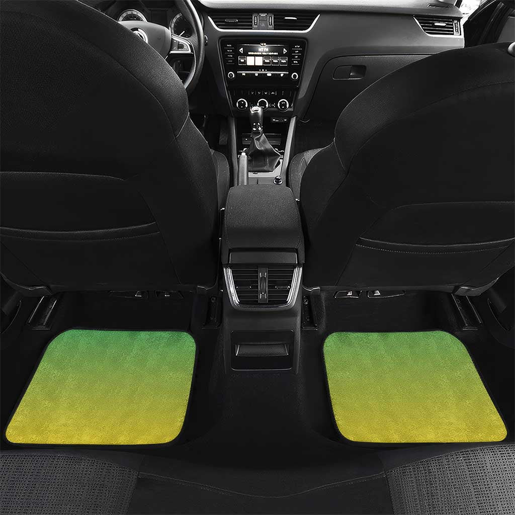 Gabon Independence Day Car Mats Gradient Style - African Pride