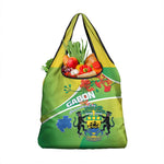 Gabon Independence Day Grocery Bag Gradient Style - African Pride
