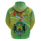 Personalized Gabon Independence Day Hoodie Gradient Style - African Pride