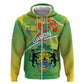 Personalized Gabon Independence Day Hoodie Gradient Style - African Pride