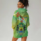 Personalized Gabon Independence Day Hoodie Dress Gradient Style - African Pride