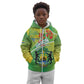 Personalized Gabon Independence Day Kid Hoodie Gradient Style - African Pride