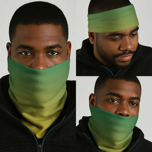 Gabon Independence Day Neck Gaiter Gradient Style - African Pride