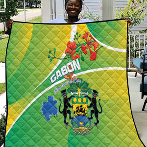 Gabon Independence Day Quilt Gradient Style - African Pride