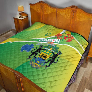 Gabon Independence Day Quilt Gradient Style - African Pride