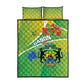 Gabon Independence Day Quilt Bed Set Gradient Style - African Pride
