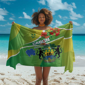 Gabon Independence Day Sarong Gradient Style - African Pride