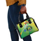 Gabon Independence Day Shoulder Handbag Gradient Style - African Pride