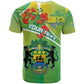Personalized Gabon Independence Day T shirt Gradient Style - African Pride