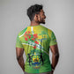Personalized Gabon Independence Day T shirt Gradient Style - African Pride