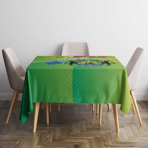 Gabon Independence Day Tablecloth Gradient Style - African Pride