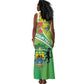 Personalized Gabon Independence Day Tank Maxi Dress Gradient Style - African Pride