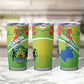 Personalized Gabon Independence Day Tumbler Cup Gradient Style - African Pride