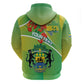 Personalized Gabon Independence Day Zip Hoodie Gradient Style - African Pride