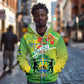Personalized Gabon Independence Day Zip Hoodie Gradient Style - African Pride