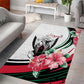 Sudan Area Rug Sudanese Secretary Bird With Hibiscus - African Pride