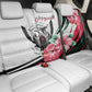 Sudan Back Car Seat Cover Sudanese Secretary Bird With Hibiscus - African Pride