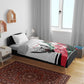 Sudan Bedding Set Sudanese Secretary Bird With Hibiscus - African Pride