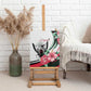 Sudan Canvas Wall Art Sudanese Secretary Bird With Hibiscus - African Pride