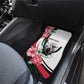 Sudan Car Mats Sudanese Secretary Bird With Hibiscus - African Pride