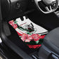 Sudan Car Mats Sudanese Secretary Bird With Hibiscus - African Pride