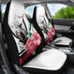 Sudan Car Seat Cover Sudanese Secretary Bird With Hibiscus - African Pride