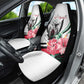 Sudan Car Seat Cover Sudanese Secretary Bird With Hibiscus - African Pride
