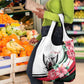 Sudan Grocery Bag Sudanese Secretary Bird With Hibiscus - African Pride
