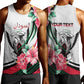 Personalized Sudan Men Tank Top Sudanese Secretary Bird With Hibiscus - African Pride