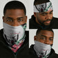 Sudan Neck Gaiter Sudanese Secretary Bird Hibiscus LT15