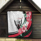 Sudan Quilt Sudanese Secretary Bird With Hibiscus - African Pride