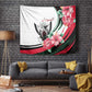 Sudan Tapestry Sudanese Secretary Bird With Hibiscus - African Pride