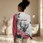 Personalized Sudan Women Casual Shirt Sudanese Secretary Bird With Hibiscus - African Pride