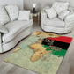 Pan-African Flag Day Area Rug African Map - Vintage Style - African Pride