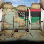 Pan-African Flag Day Back Car Seat Cover African Map - Vintage Style - African Pride