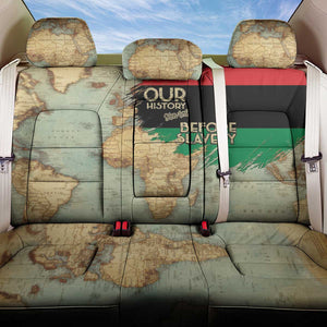 Pan-African Flag Day Back Car Seat Cover African Map - Vintage Style - African Pride